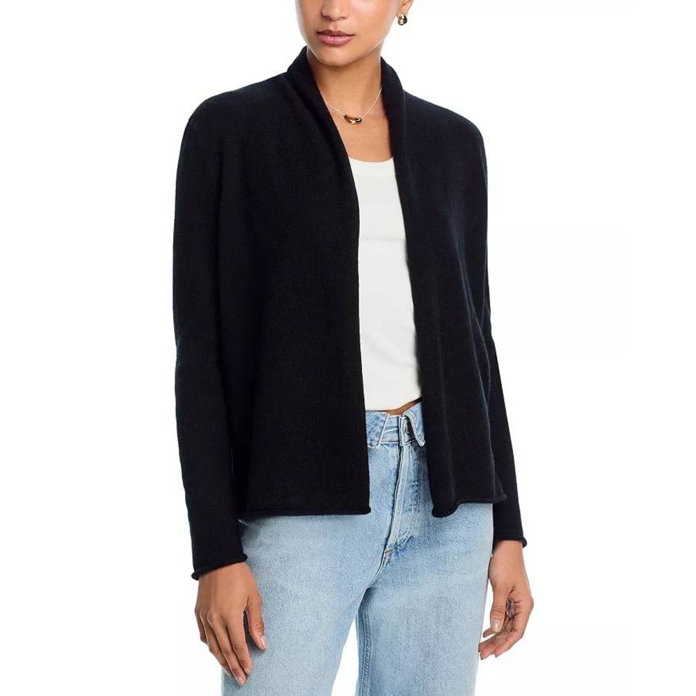 AQUA Cashmere Cashmere Open Cardigan Sweater Size Small